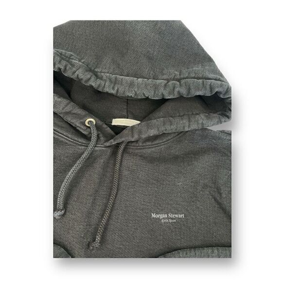 Morgan Stewart Sport Black Hoodie Size Small - Picture 3 of 6